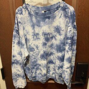 Chicka-d Penn State Blue Tie-Dye Sweatshirt Small